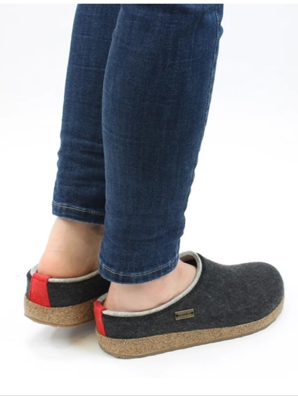 Haflinger Clogs Grizzly Kris - Graphite - Sz 40 ( EUC)